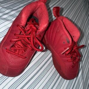 Air Jordan 12 Kids Red Sneakers
